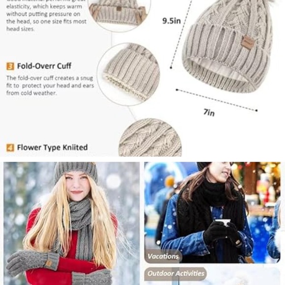 Scarf, Hat, Glovess - Picture 2 of 3